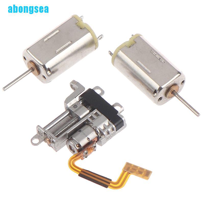 Abongsea Mini 5mm Stepper Motor with Planetary Gearbox, Metal Gears, Metal Screw Slide