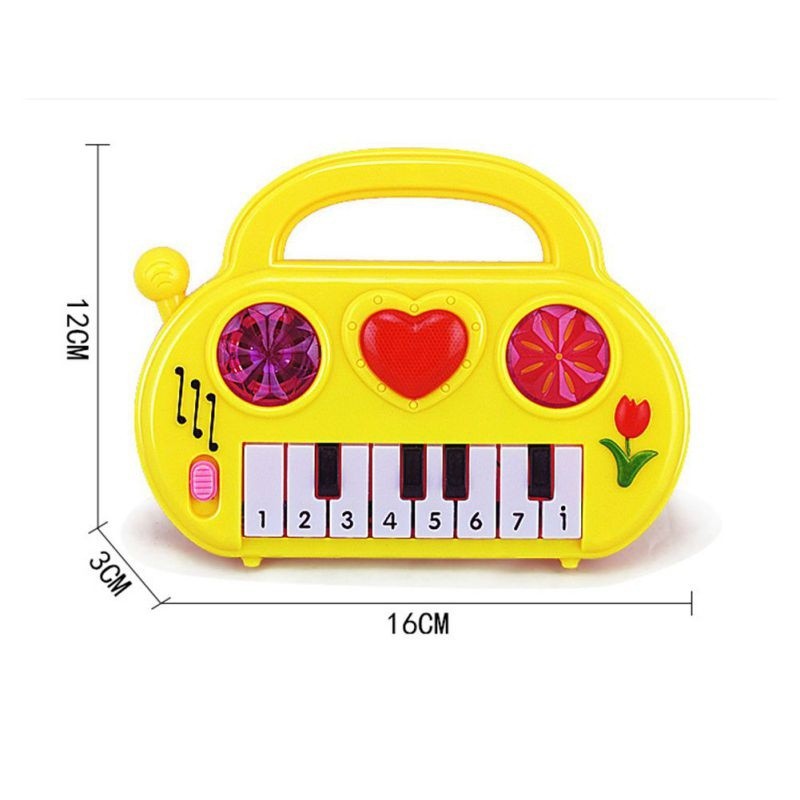 Đồ Chơi Đàn Piano Nhỏ Cho Bé , Màu Sắc Ngẫu Nhiên