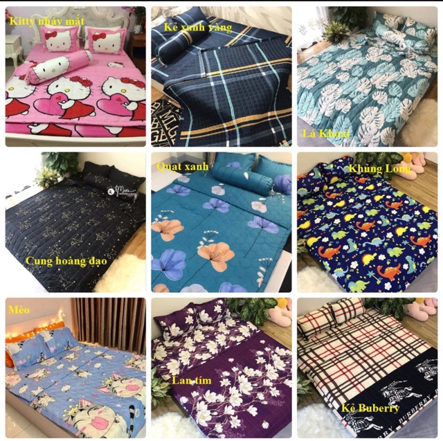 Bộ ga gối poly cotton m6/m8 ( được chọn mẫu) | BigBuy360 - bigbuy360.vn