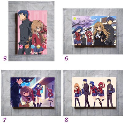 Poster Treo Tường Trang Trí In Hình Nhân Vật Anime Toradora Aiga Aisaka And Ryuji Takasu