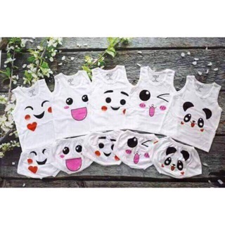 2 bộ coton cho bé trai và bé gái ( hình ngẫu nhiên)