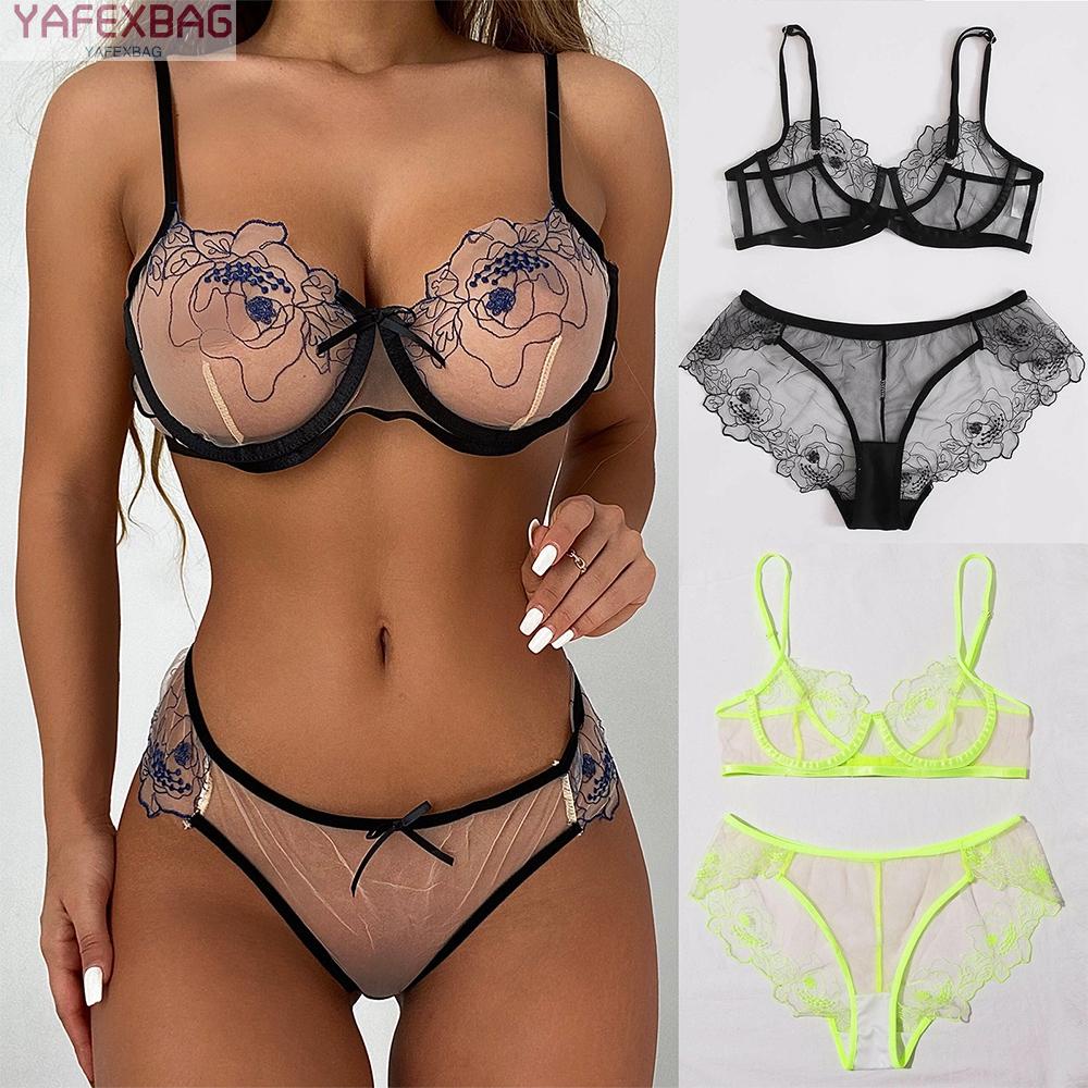 Women Bikini Set Mesh See-Through Sexy Sleepwear Underwear Comfortable | BigBuy360 - bigbuy360.vn