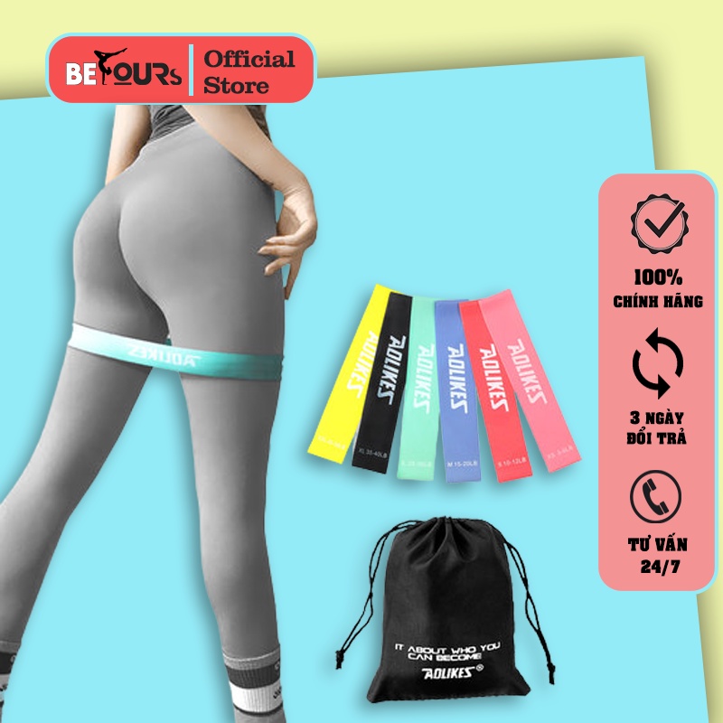 Dây Kháng Lực Tập Mông AOLIKES, Dây Tập Mông, Dây Kháng Lực Tập Mông, Dây Kháng Lực Miniband AOLIKES