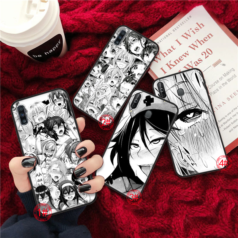 Samsung A31 A42 A02 A12 A32 A52 A72 F62 M62 Soft Case 47d Anime girl cartoon japan faces