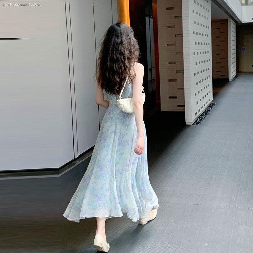 Đầm Voan Hai Dây In Họa Tiết Hoa Thanh Lịch Dành Cho Nữ Trong 12 Ngày