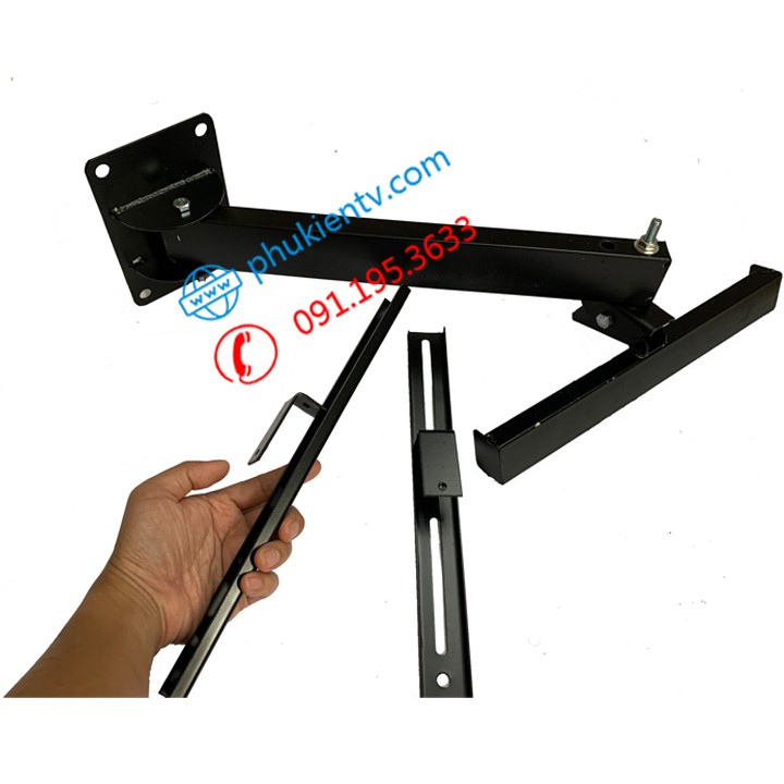 Giá treo tivi góc xoay cao cấp 26 - 40 inch - Dễ dàng lắp đặt