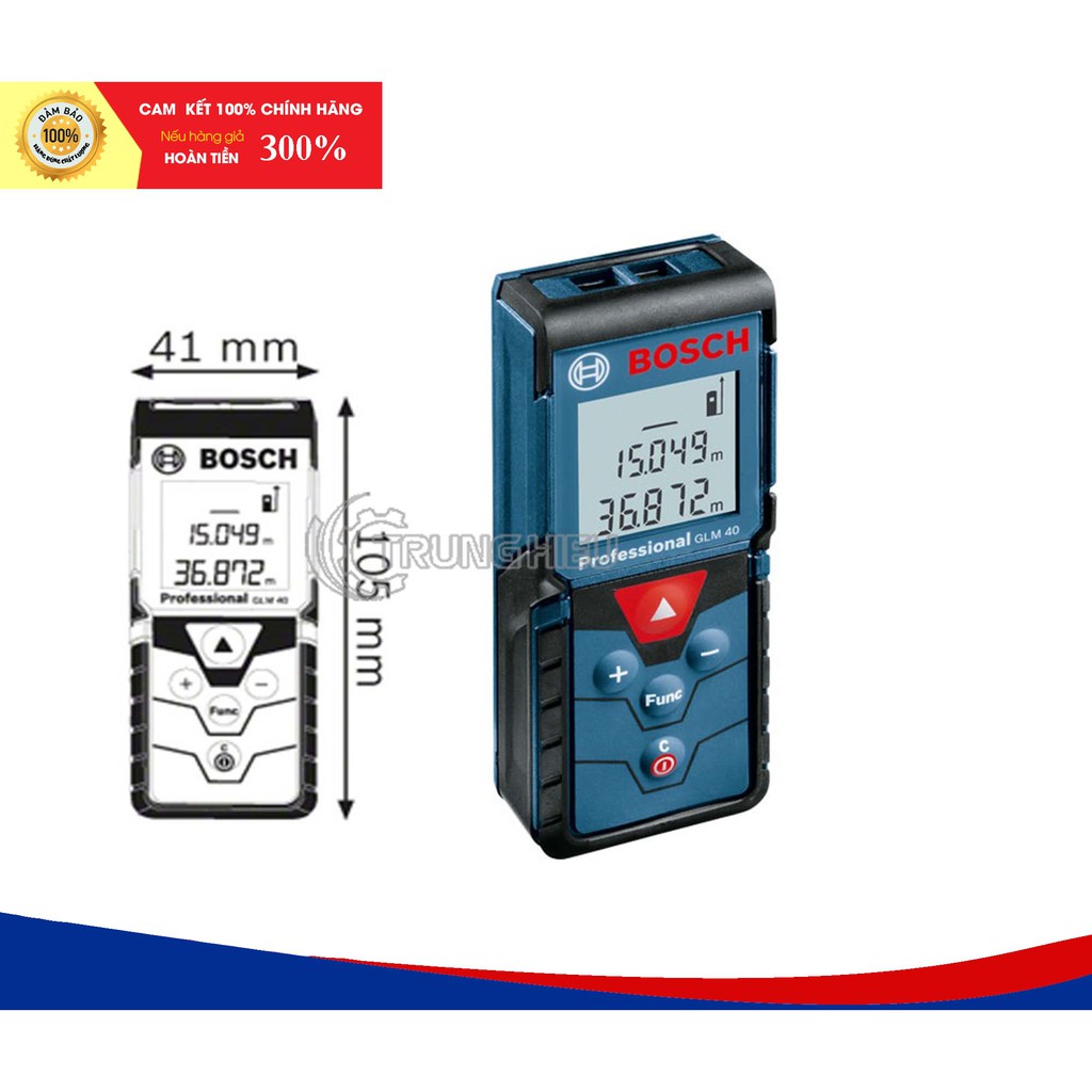 Máy đo khoảng cách 40m Bosch GLM 40