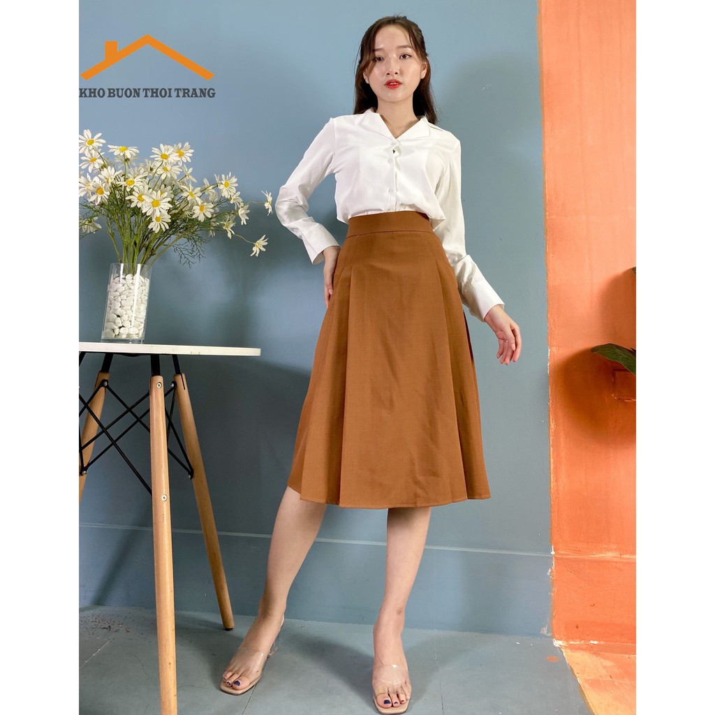 Chân Váy Chữ A Xếp Ly 2 Bên 921 | BigBuy360 - bigbuy360.vn