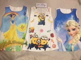 Váy ELSA/MINION cho bé gái [size 8-20kg]