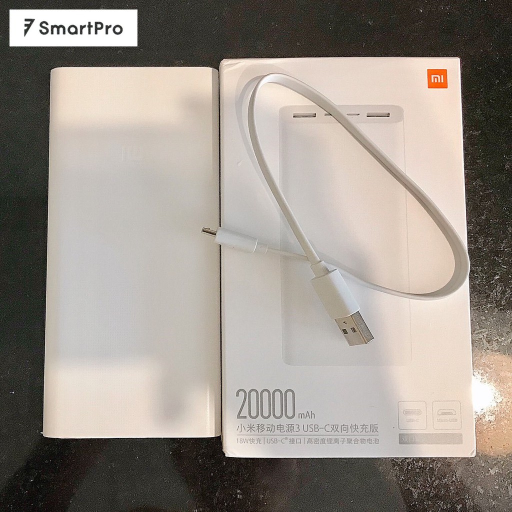 Pin Sạc Dự Phòng 10000mAh 🔋[An Toàn–Tiết Kiệm]🔋 Fast Charger Xiaomi Gen 3 - Sạc Nhanh - 3 Cổng Type C, In/Out, USB 5.0