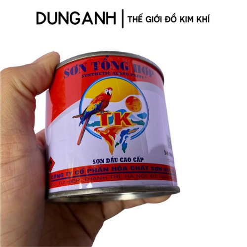 Sơn tổng hợp Kim Khí Dung Anh sơn TK sơn trên bề mặt sắt thép, đồ gỗ lọ 0,3kg