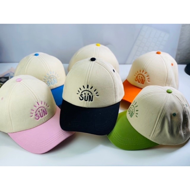 Nón kết trẻ em nhiều mẫu , nhiều màu sắc unisex cho cả bé trai, bé gái từ 4-10 tuổi