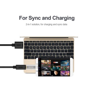 ĐẦU ĐỔI TYPE C -> MICRO UNITEK YA 027AGY , ĐẦU ĐỔI TYPE C SANG USB MICRO 2.0