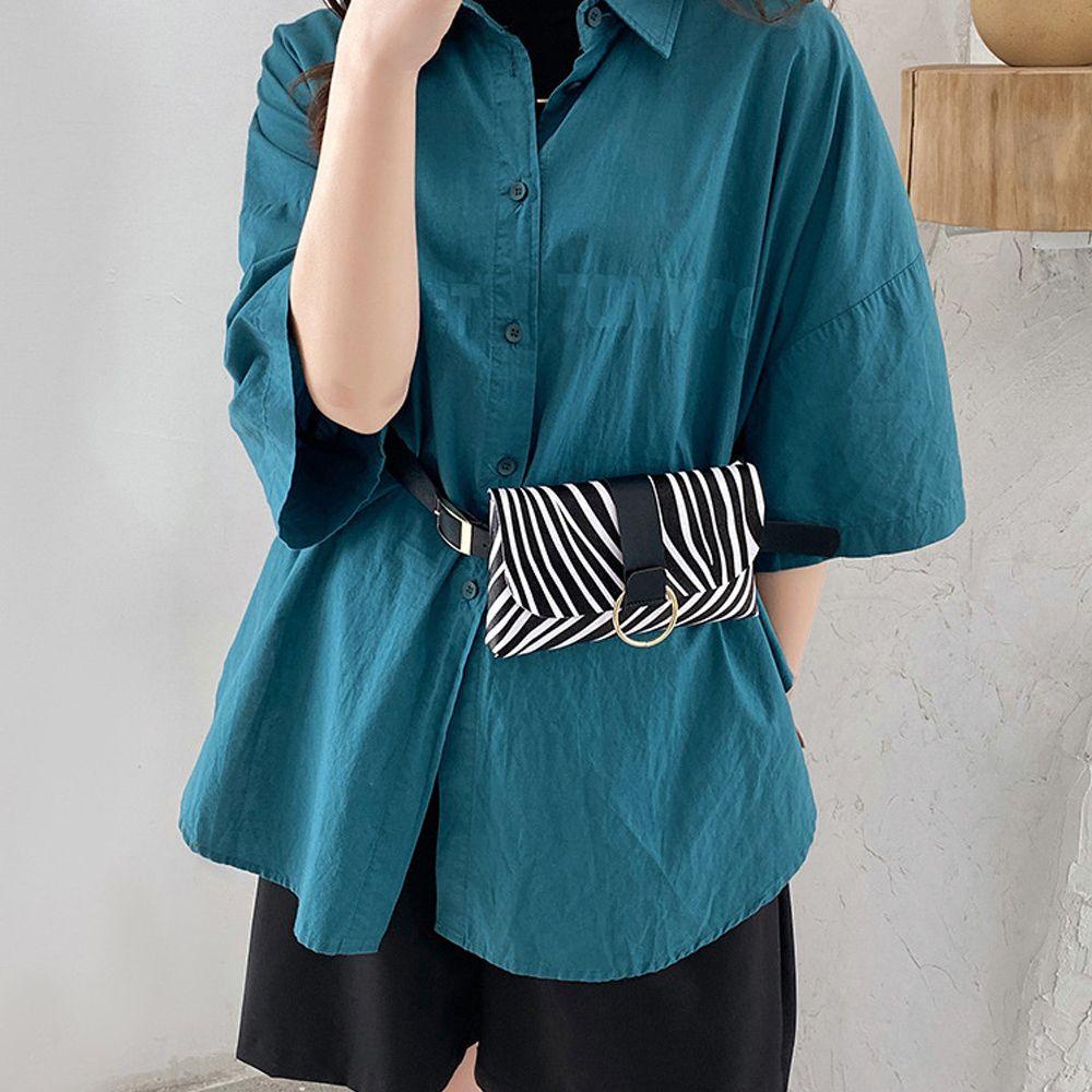 Túi Đeo Hông Đựng Tiền Xu In Họa Tiết Da Báo MIHAN1