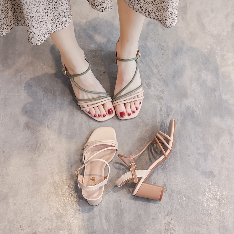 Giày Sandal Cao Gót Thời Trang Mùa Hè 2022 Dành Cho Nữ