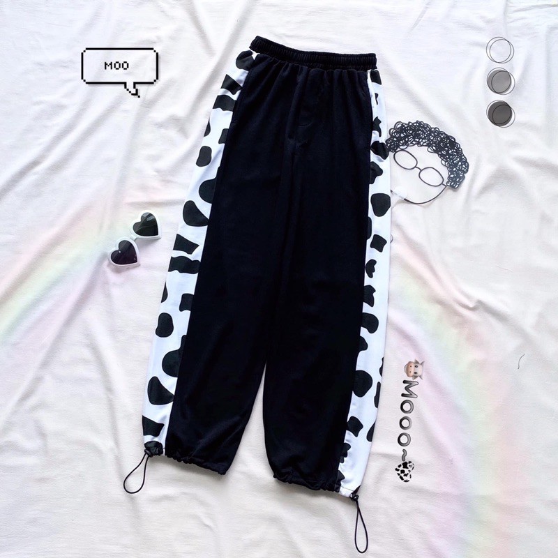 Quần Line Bò Sữa LongPant Dây Rút Ảnh_Clip Thật