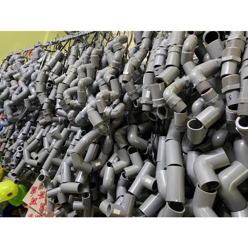 Phụ kiện ống nước pvc Bình Minh phi 34( co, lơi, nối, tê, nối răng trong, nối răng ngoài, co răng ngoài)