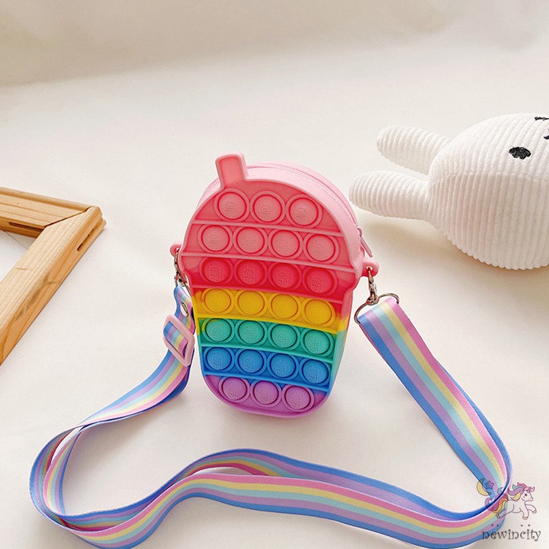 Túi đeo chéo kiểu dáng hoạt hình xinh xắn nhiều kiểu tùy chọn dành cho bé gái