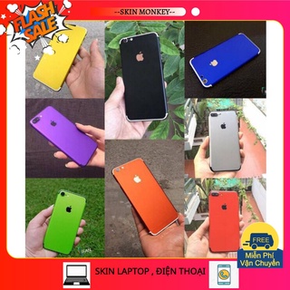 (10 Màu )Dán Skin Nhôm Xước IPhone 6plus 7plus 8plus Ip7 Ip8