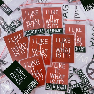 Decal Logo Sticker Patch in áo ủi trực tiếp lên vải slogan I like it. what is it? - Rinart.vn