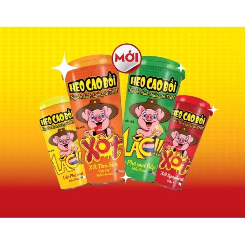 Xúc Xích Lắc Heo Cao Bồi 3 + 1