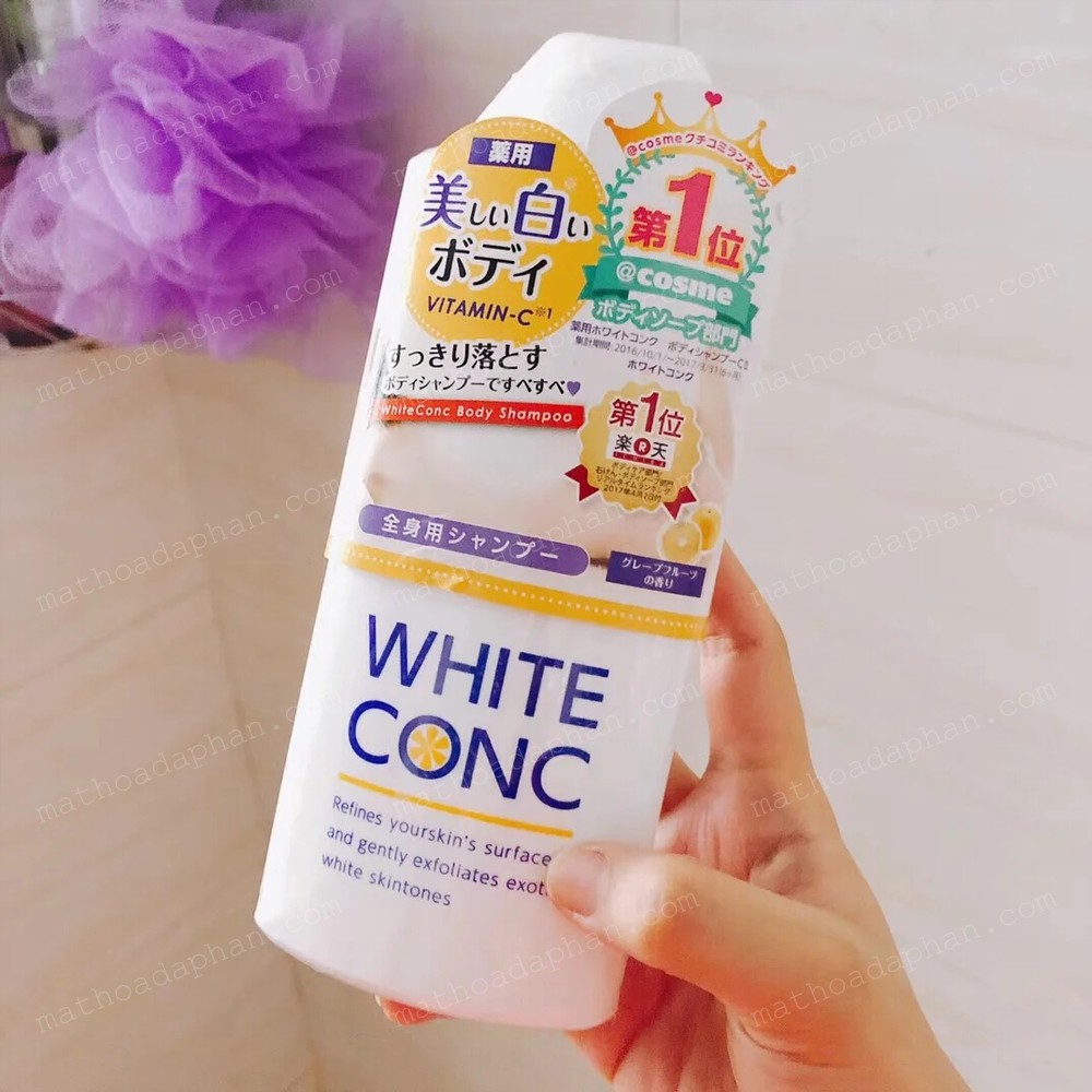 Sữa tắm trắng da White Conc body vitamin C 360ml Hàng Nhật