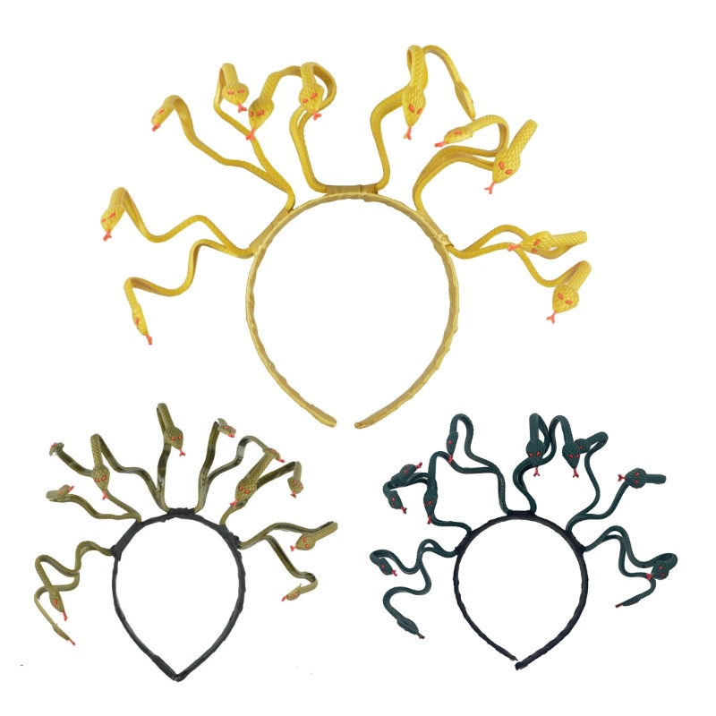 Băng Đô Cài Tóc Hình Rắn Phong Cách Halloween