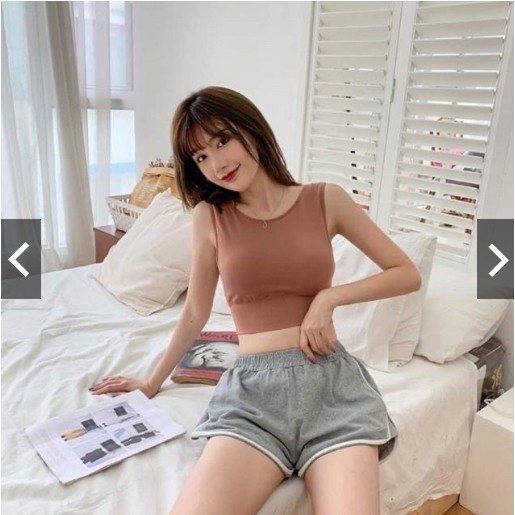 Áo bra cotton dáng croptop siêu đẹp N1507