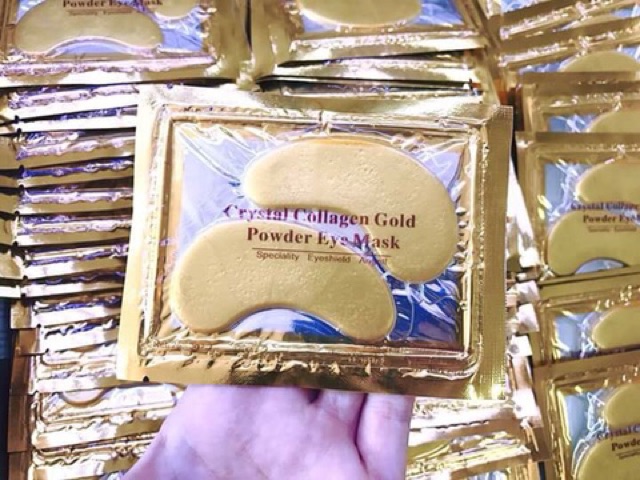 Mặt nạ mắt Crystal Collagen Gold Power Eye mask - dưỡng mắt và giảm thâm mắt