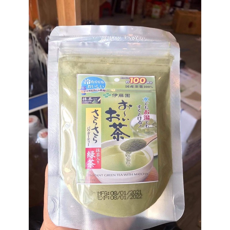 Bột trà xanh matcha nguyên chất Nhật bản - túi 100gr