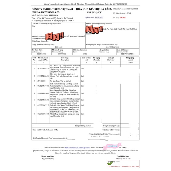 Nước tẩy trang L'oreal Paris Micellar Water 400ml