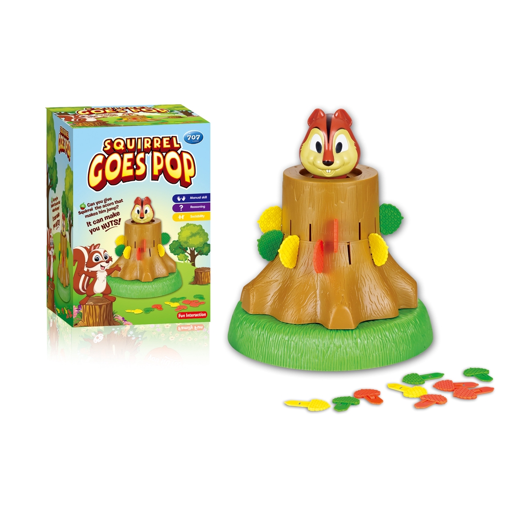 Đồ chơi thông minh game Jumpin Squirrel - Squirrel goes pop (Chú Sóc tinh nghịch)