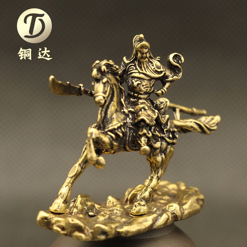 Tượng đồng Quan công ,Quan Vân Trường Cưỡi Ngựa Đồng Đúc Nguyên Khối