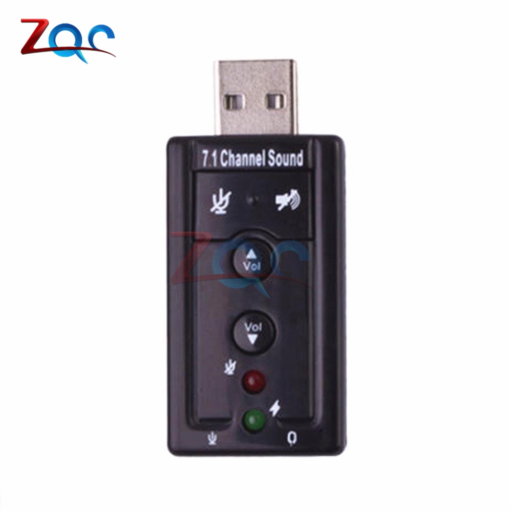 Card âm thanh 7.1 3D cổng USB 2.0 tiện dụng