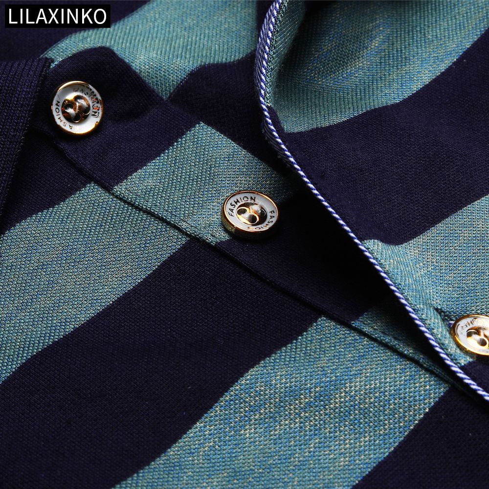 Áo Thun Polo Tay Ngắn Họa Tiết Kẻ Sọc 3 Màu Thời Trang Cổ Điển Cho Nam