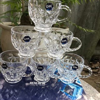 BỘ 6 CỐC THUỶ TINH PHA LÊ