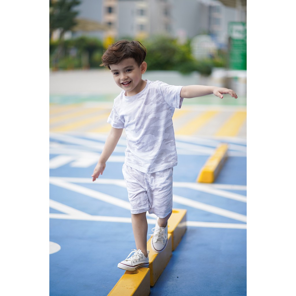 Bộ Đồ Cotton Mùa Hè Bé Trai 1 - 7T/ 9-24kg,Thấm Mồ Hôi, Tiêu Chuẩn Xuất Khẩu