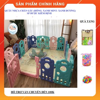 QUÂY CỦI NHỰA HỌA TIẾT CHÂN GẤU