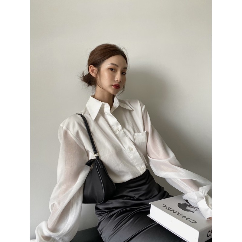 Áo sơ mi túi vuông - ELISE