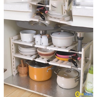 Kệ để gầm bếp đa năng 2 tầng