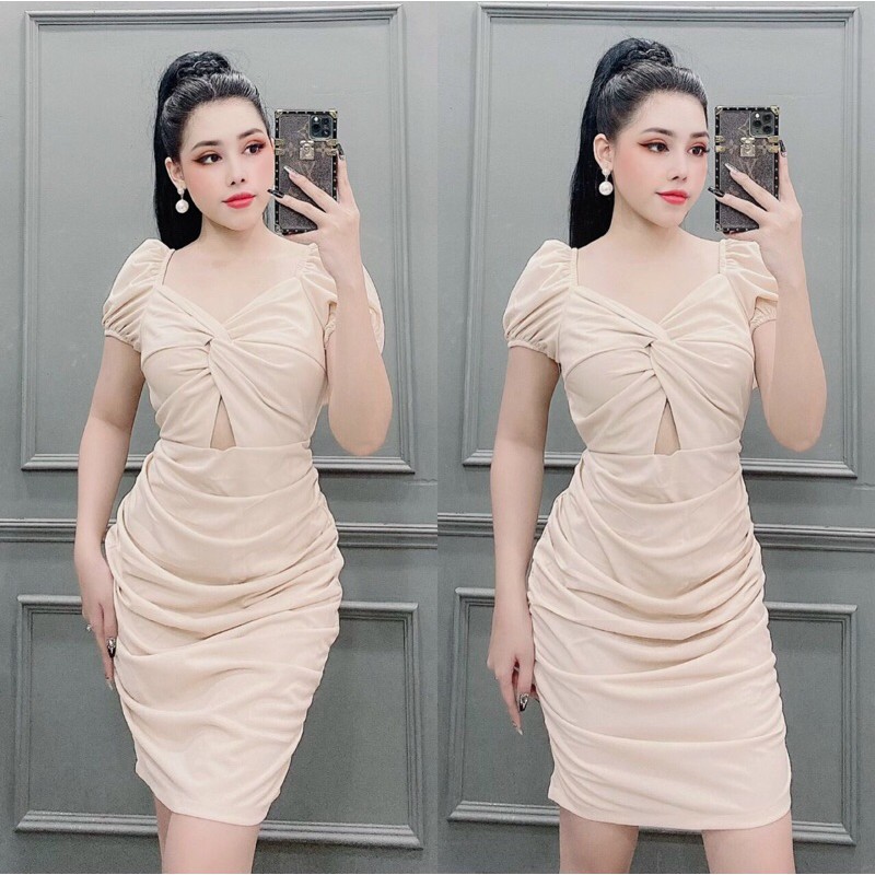 ĐẦM BODY DÚN CHÉO NGỰC