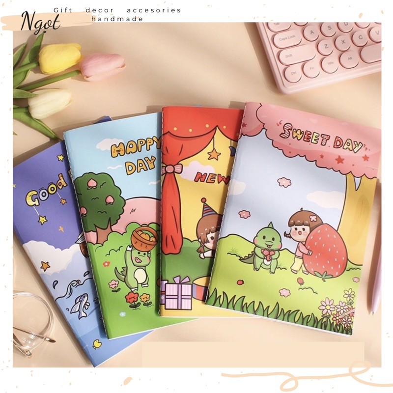 [SẴN] Sổ Chiết Lưu Trữ Sticker A5 Câu Chuyện Story Cute