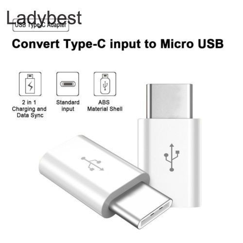 Đầu chuyển cáp sạc micro USB sang USB type C – jack chuyển type C USMCHST