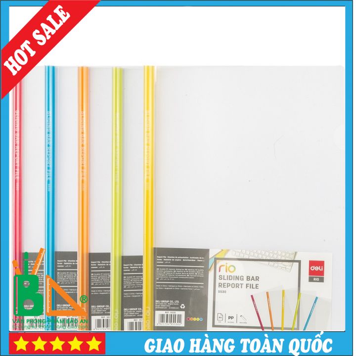 File Rút Gáy To Trong Suốt Giữ Giấy Tờ Chắc Chắn - Phù Hợp Dùng Trong Văn Phòng