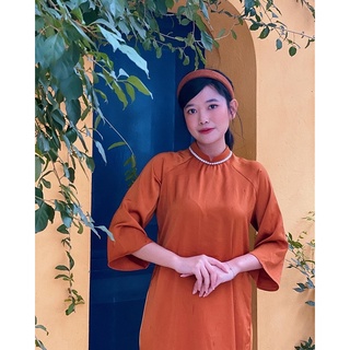 Áo dài Vịnh Xuân lụa-ảnh thật