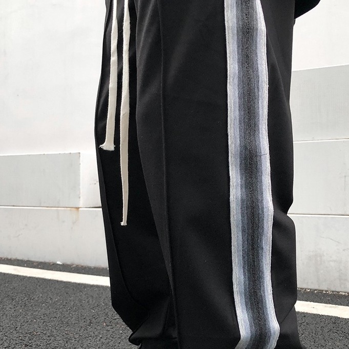 quần ống rộng Họa Tiết Sọc Thời Trang Cho Nam