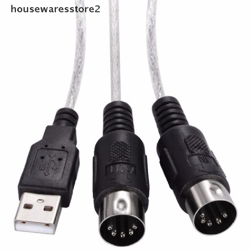 Dây Cáp Chuyển Đổi USB Sang MIDI 2 Cho Bàn Phím Âm Nhạc
