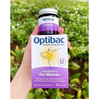 OPTIBAC PROBIOTICS phụ khoa - Optibac tím mẫu mới 30v