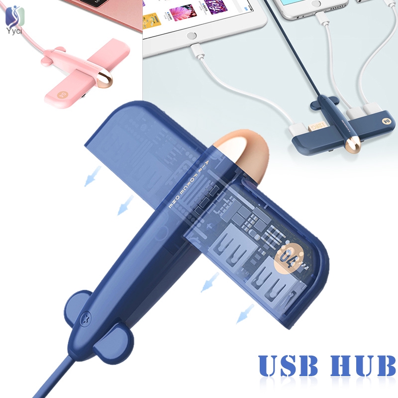 Đầu Chia 4 Cổng Usb 5v 0.5a Tiện Dụng