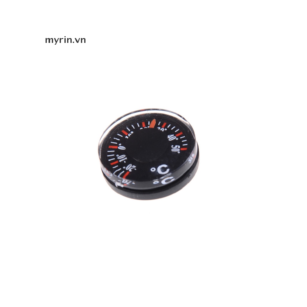 Nhiệt Kế Tròn mini Bằng Nhựa Đường Kính 20mm